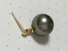 141.片方になったパールのピアスをペンダントにbefore