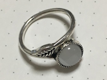 ムーンストーンリングbefore