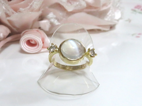 ムーンストーンリングafter