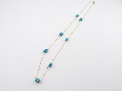 ターコイズネックレスafter