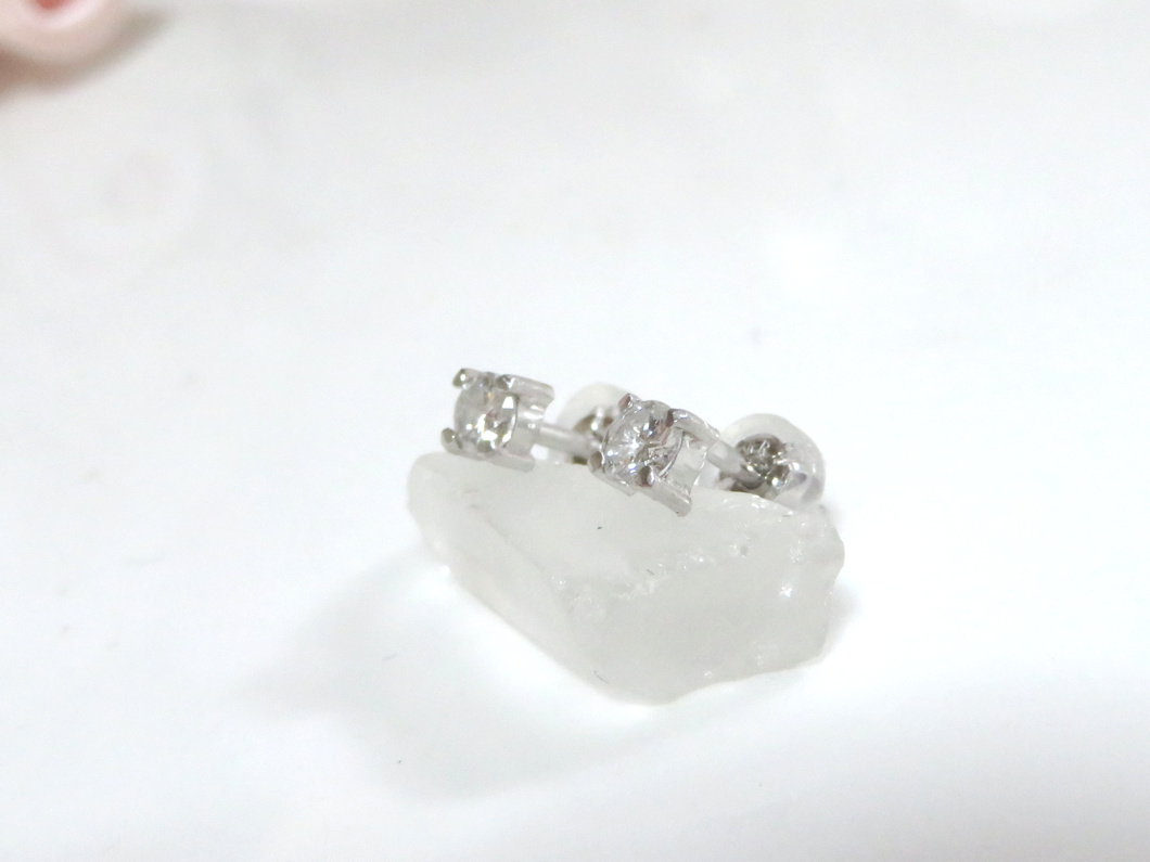 1066 ダイヤモンドピアス ジュエリーリフォーム実例集 ジュエリーリフォーム専門店 R Jewelry