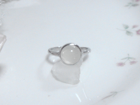 ムーンストーンリングafter