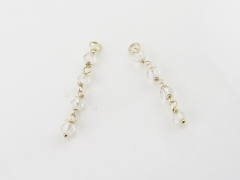 クォーツピアスチャームafter