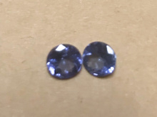 タンザナイトピアスチャームbefore