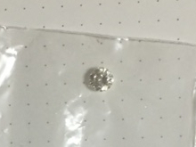 ダイヤモンド一粒ペンダントトップbefore