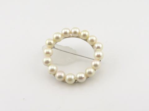 パールブローチafter