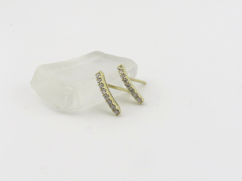 メレダイヤピアスafter