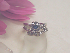 婚約指輪　プラチナリングafter