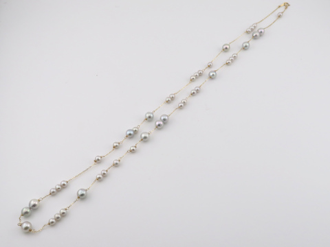 パールネックレスafter