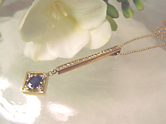 サファイアのペンダントafter
