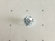 キュービックジルコニアの細リングbefore