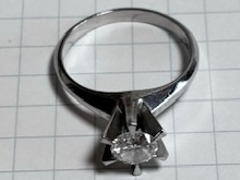 ダイヤモンドペンダントbefore