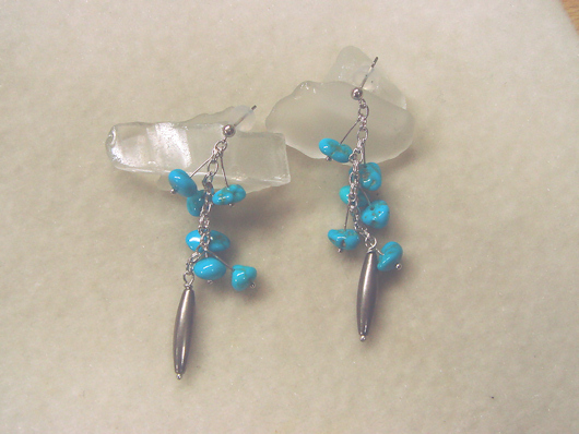 ターコイズのピアス