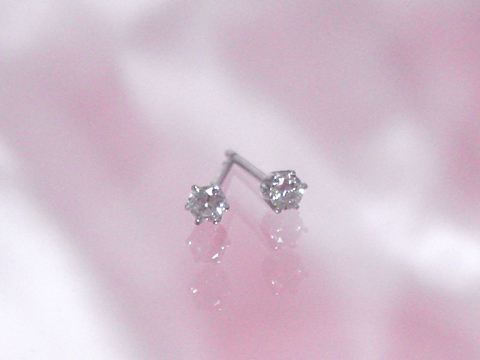 ダイヤモンドピアスafter