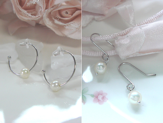 パールのピアス