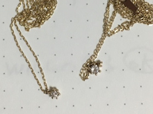 ダイヤモンド一粒ピアスbefore