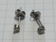 ダイヤモンドピアスbefore