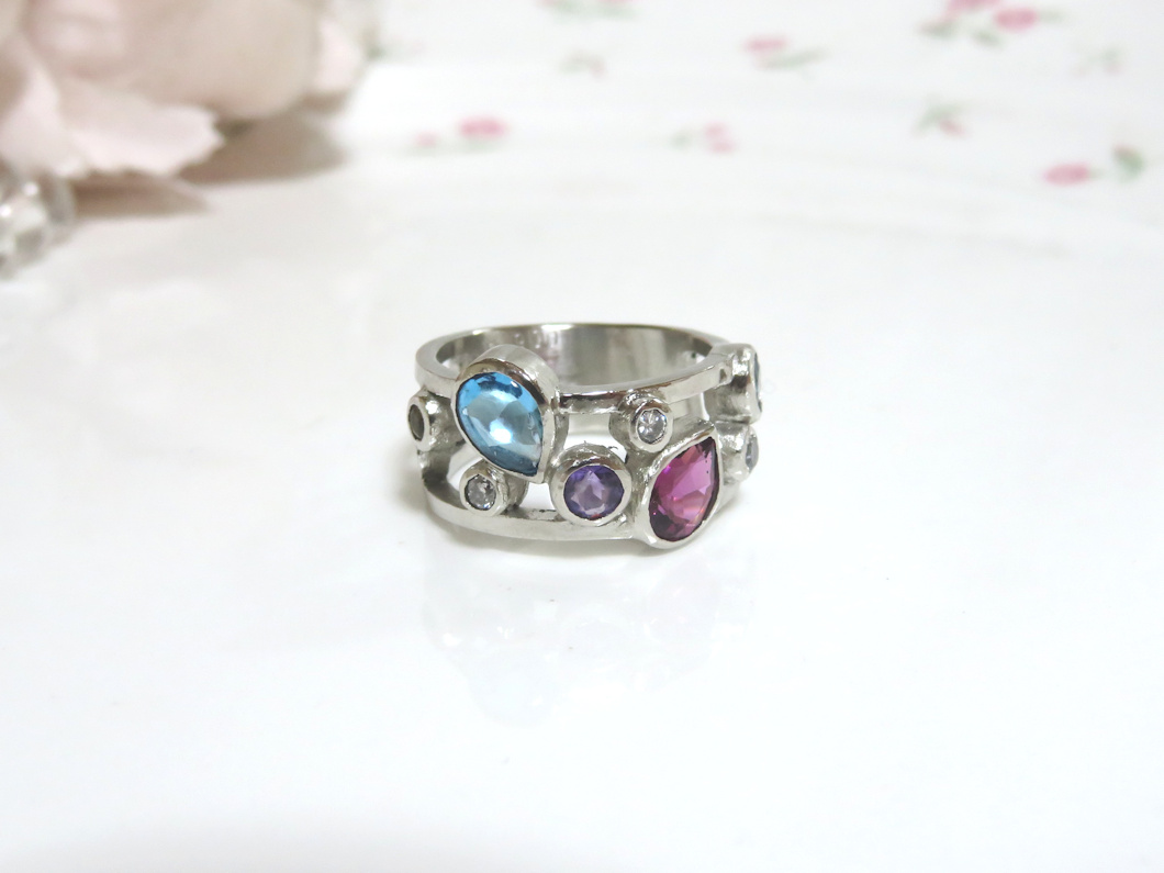 カラーストーンリング