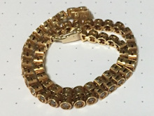 ダイヤモンドラインストーンピアス（２セット）before