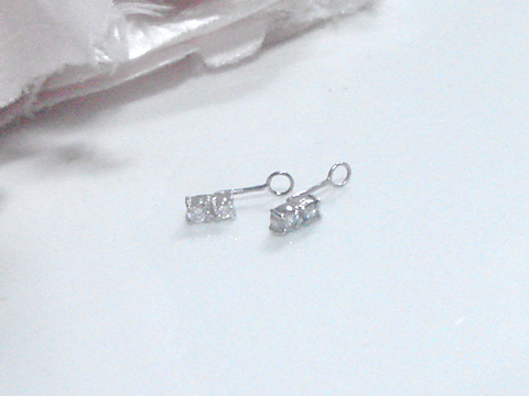 ダイヤモンドピアスチャームafter