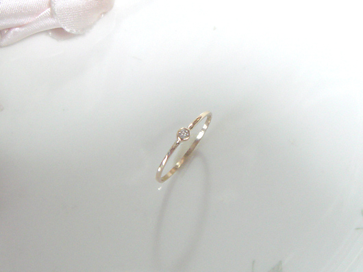 １．細リング CZ ホワイトサムネイル