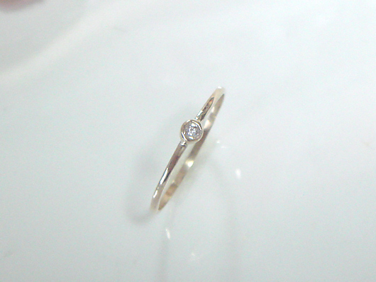 １．細リング CZ ホワイトサムネイル