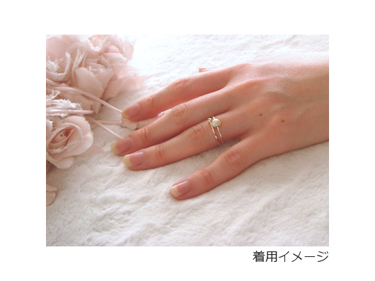 １．細リング CZ ホワイトサムネイル