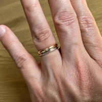 父の形見のリングをリフォームする N・A様